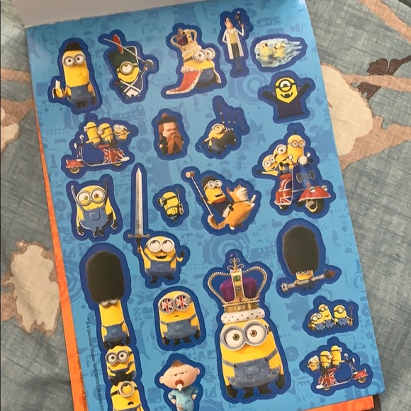 💝FREE IF BUNDLED💝 Minion Notebook & Sticker Set - Picture 6 of 8